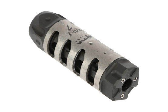 The ODIN Works ATLAS 7 adjustable Compensator with 5/8x24 threads for 30 caliber ar-15 rifles